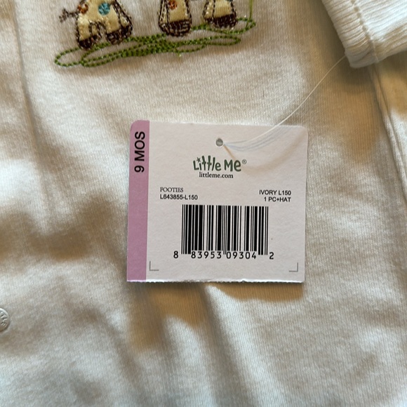 NWT Button Up Footie Pajamas - Picture 3 of 4